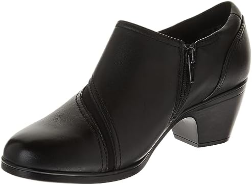 Clarks Women's Emily Dove Pump, Black Leather, 37 EU price in
