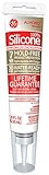 GE GE286 Silicone 2+ Kitchen & Bath Sealant Caulk Squeeze Tube, 2.8oz, Almond