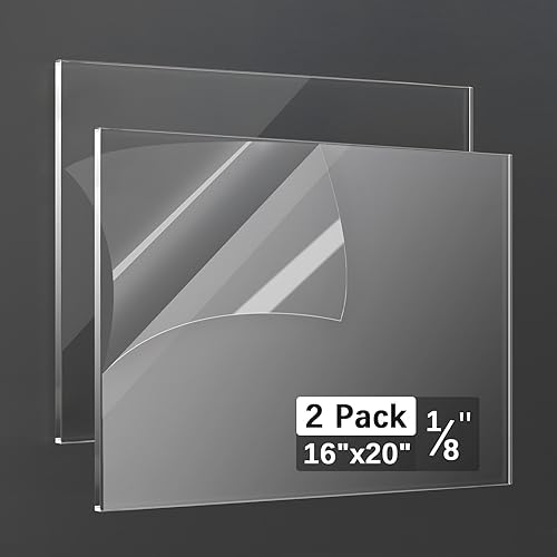 Buy Policam Clear Acrylic Sheet Transparent Plastic Plexi Glass Board For Signs Picture Photo Frame Craft Diy Display And Home Projects