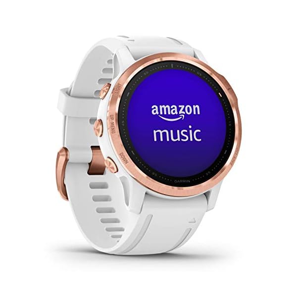 Garmin fenix 6S Pro, Ultimate Multisport GPS Watch, Smaller-Sized, Features Mapping, Music, Grade-Adjusted Pace…