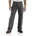 Carhartt Men's Washed Duck Work Dungaree Flannel Lined,Gravel,36 x 34