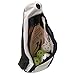 Wolfe Professional Pickleball Sling Bag - Crossbody Backpack For Women & Men - Zipper Pockets With Headphone Anti-Theft Wire Bag (Lime)