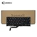 SUNMALL Replacement Keyboard Without Backlit and Frame Compatible with Apple MacBook Pro A1502 13