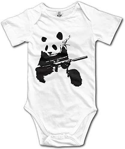 Panda Guns Ak-47 Unisex Baby Bodysuit Onesie Baby Clothes