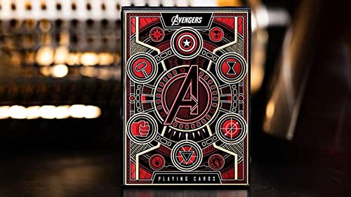 Murphy's Magic Supplies, Inc. Avengers: Red Edition Playing Cards by theory11, Great Gift For Card Collectors