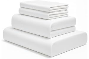 Future Stick Enterprises 100% Egyptian Cotton Sheets Size - 1000 Thread Count Bed Sheets for Size Bed, Long (White, Twin XL)