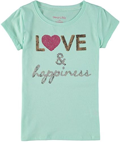 Colette Lilly Little Girls' Love Sequin T-Shirt