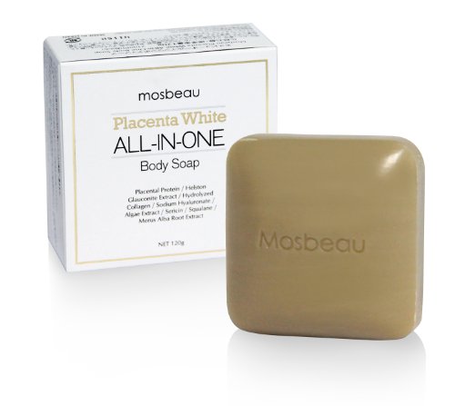 Authentic Mosbeau Placenta White All-In-One Body Whitening Soap