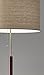 Adesso Floor Lamp, Walnut