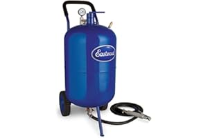 Eastwood 200 Lbs Portable Air Pressure Abrasive Blaster Tank with Blast Hose & Pressure Gauge to Remove Rust and Paint Faster