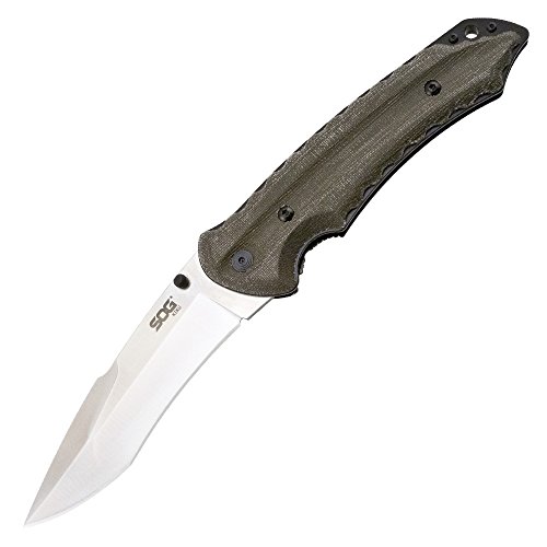 Sog kiku folding knife ku-1011 - satin polished 4.6&quo…