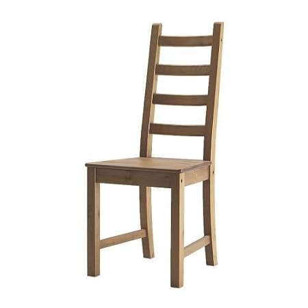 Ikea Kaustby Wooden Chair Kitchen Chair Antique Stain Solid