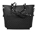 Michael Kors Jet Set Travel Large Drawstring Tote Black MK Signature