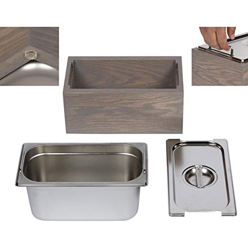 Designer Kitchen Countertop Compost Bin with Dishwasher Safe Easy Carry