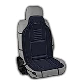 Zento Deals 12V Heated Car Seat Cushion - Quality Comfortable Heating Warmer Pad with Secured Straps for Cold Weather Winter Driving- New Upgraded Version for 2019, Safer Nonflammable UL Wiring