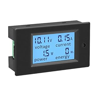 AC Voltage Current Monitor, DROK AC 80-260V 100A LCD Display Digital Volt Amp Power Watt Energy Multimeter Ammeter Voltmeter