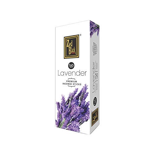 Chakra ZED Black Lavender Premium Natural Incense Sticks 20 Fragrance