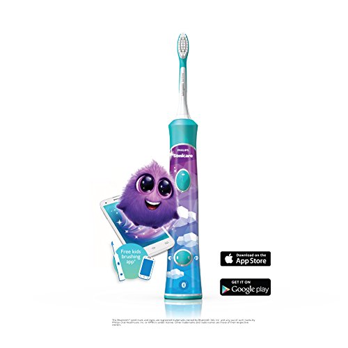 Philips Sonicare for Kids Bluetooth Connected Rechargeable Electric Toothbrush, HX6321/02 Beauty & Personal Care, Oral Care, Toothbrushes, Electric Toothbrushes