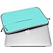 Unik Case - Neoprene Turquoise Zipper Laptop Sleeve Bag Cover for All 13