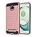 LG Stylo 4 Case,LG Q Stylus, LG Stylo 4 Plus,Stylus 4 Case with Phone Screen Protector,YmhxcY[Credit Card Holder][Not Wallet] Dual Layer Shockproof Protective Cover for LG Stylo 4-GB (GB-Rose Gold)