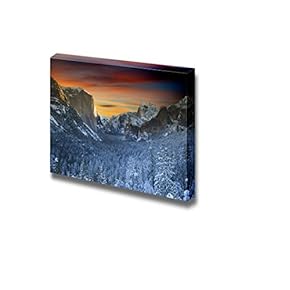 Yosemite National Park in Winter Time Wall Decor