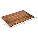 Ollieroo Luxury Spa Solid Teak Bath Mat, Indoor/Outdoor Shower Mat, Large Floor Mat Size 23.6