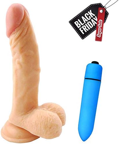 Love Fire 3QI 6.5 Inch Premium DONG with Suction Cup Plus Bonus VibrAting Bullet VIBE