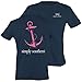 Simply Southern Short Sleeve Navy T-Shirt - Anchor