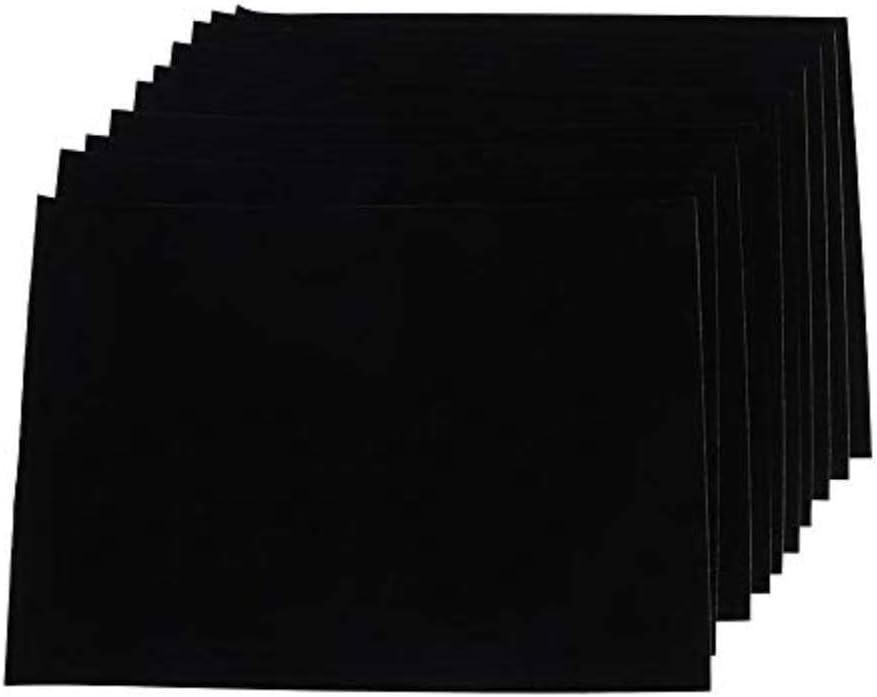Sticky Back Sheets, Self-Adhesive Sheets, Cafopgrill 10pcs Felt Fabric Adhesive Sheets for Art & Crafts, Jewelry Box Liner