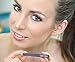 Tweezers - Slanted Eyebrow Tweezers - Stainless Steel Tweezers Precision - Bonus eBook Guide to Fabulous Eyebrows (Slant Tip, Matte Black)