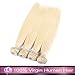 613 Blonde Virgin Hair Straight human hair 16 18 20 inch, Pack Of 3,100g/Bundle,Honey Blonde Brazilian Hair Weave,7A Blonde Human Hair boundles