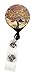 Buttonsmith Van Gogh Mulberry Tree Retractable Badge Reel With Alligator Clip and Extra-Long 36 inch Standard Duty Cord - Made in the USA, 1 Year Warranty