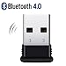 Bluetooth USB Adapter, 4.0 USB Bluetooth Dongle for Desktop,Windows 10/8.1/8, Vista and XP, Devices with 2.4Ghz Range by KEY IDEA （Black）