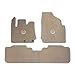 Avery's Floor Mats Part Compatible with Cadillac SRX 3 Pc (2 Fronts / Rear Runner) Tan (Beige) Custom Fit Carpet Floor Mat Set with Licensed Cadillac Crest Logo on fronts - Fits 2010 11 12 13 14 15