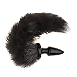 Zcargel Soft Silicone Fox Tail Anal Butt Plug