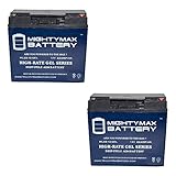 Mighty Max Battery 12V 22AH Gel Battery for Schumacher PSJ-4424 Jump Starter - 2 Pack Brand Product