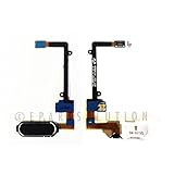 ePartSolution-Samsung Galaxy Note 4 N910A N910T N910V N910P Home Button Module Flex Cable Menu Key Black Replacement Part USA Seller