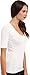 Splendid Women's V-Neck Top,White,Medium
