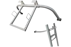 BOLESHU Upgraded Ladder Stabilizer for Roof Gutter with 15 Inch Stand-Off Extension, Wall Corner Stabilizer for Ladder Safety,Wing Span/Wall Ladder Standoff Heavy Duty Telescopic Ladder Accessories
