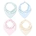 Tosnail Baby Bandana Drool Bibs, Unisex 4-pack, Cotton (Strawberry Style)