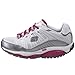 Skechers Women's Shape Ups Kinetix Response Fashion Sneaker,White/Silver/Pink,9.5 M US