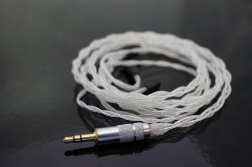 Effect Audio Studio"Thor Silver" Ultimate Ears Upgrade Replacement Cable for Ultimate Ears 10PRO, 10vi, 3 Studio/Altec Lansing UHP336