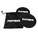 Set of 2 Core Sliders Exercise Gliding Discs Portable Fitness Gym Equipment