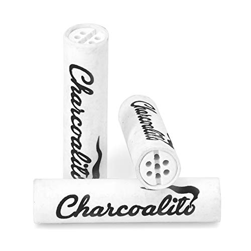 Charcoalito Premium Activated Charcoal Filter Tips 50 Pack with