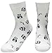 JJMax Women's Cute Black and White Panda Bear Endangered Species Socks, Lil Pandas, One Size