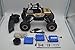 WESIPI Blomiky C182 4WD Gold Alloy Monster RC Truck Toys Off-Road Rock Crawler RC Vehicle Car with LED Light C182 Gold