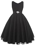 GRACE KARIN Sleeveless Flower Girls Princess Party Dresses
