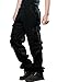 DUNKINBO Mens Casual Outdoor Army Camo Cargo Pants Hunting BDU Combat Work Pants Black 32 ¡­