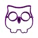 Voberry Cute Owl Shaped Egg Silicone Moulds Egg Ring Shaper
