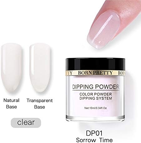 Nail Dipping Gradient Color French Nail Glitter Dip Powder Without Lamp Cure Nail Art Decorations Fan Brush BPDP01